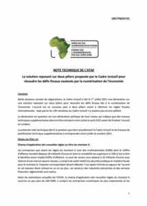 7e NOTE TECHNIQUE DE L'ATAF