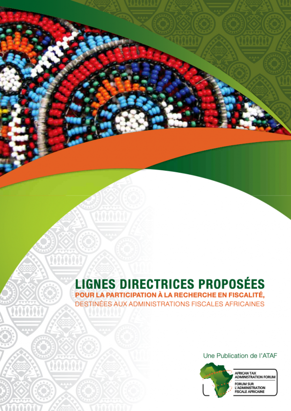 Lignes directrices proposées pour la participation à la recherche fiscale à l'intention des administrations fiscales africaines